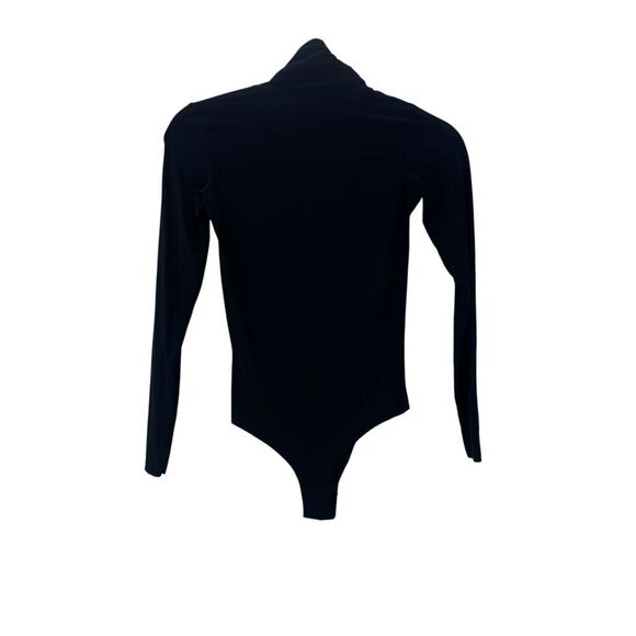 Commando Women's Ballet Long Sleeve Mockneck Bodysuit Black Size XS NWOT - Picture 11 of 11